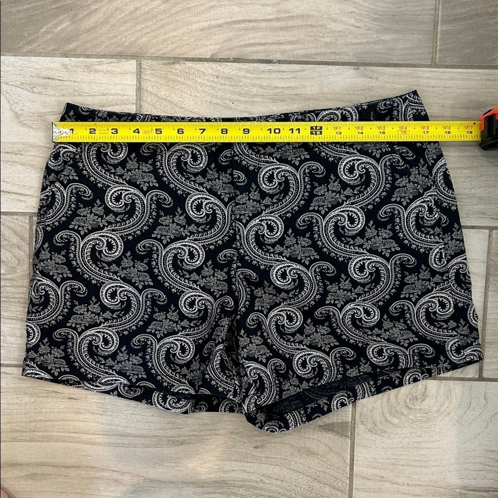 J. Crew Navy Paisley Women's Shorts - Picture 9 of 11